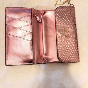 Victoria's Secret Shimmering Rose Gold Wallet